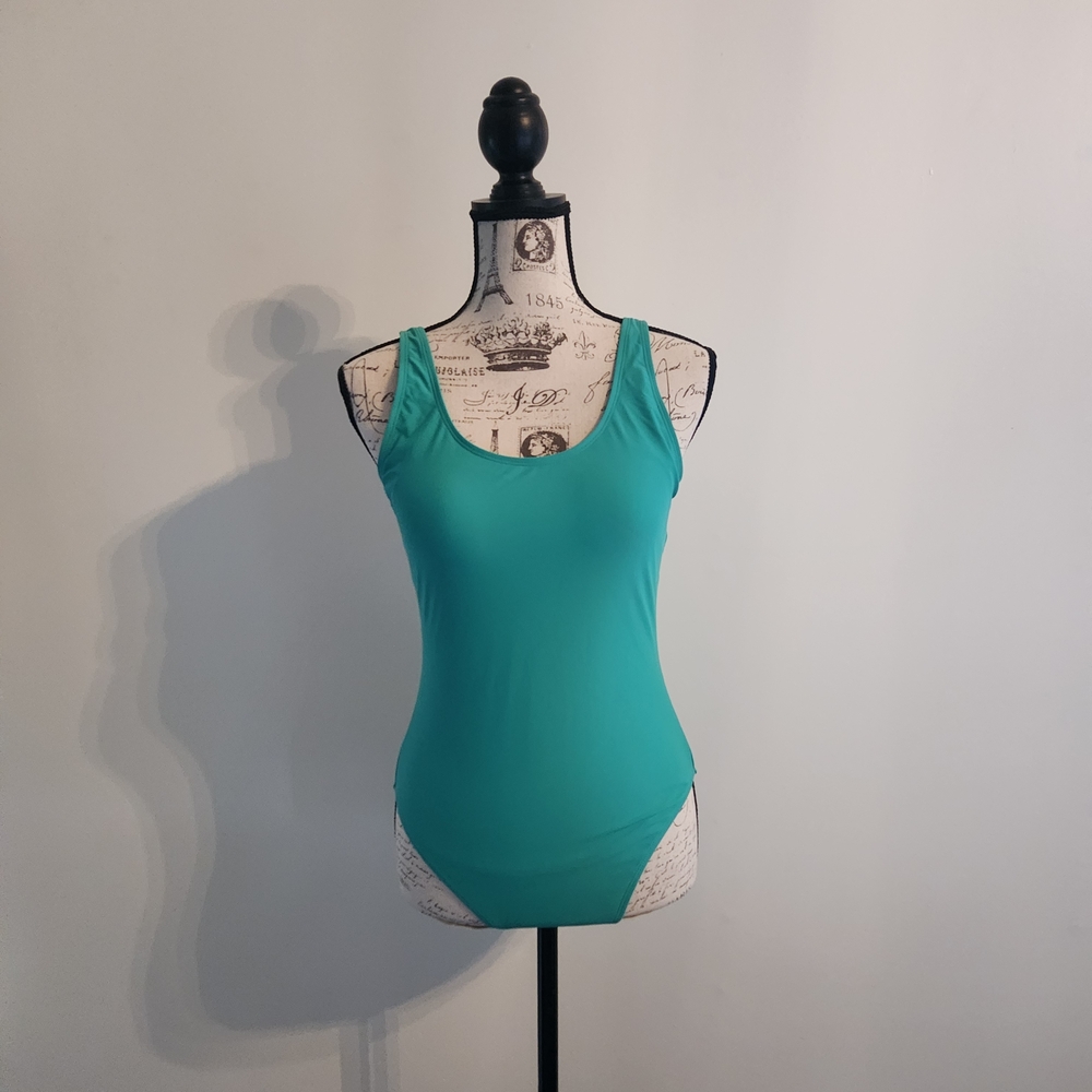 Nicole Miller Teal One-Piece Swimsuit